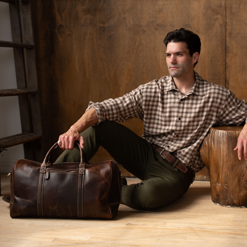 The Dalton Svenson Leather Duffle