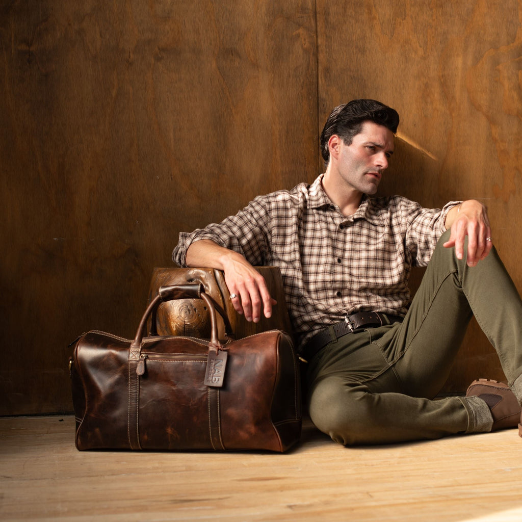The Dalton Svenson Leather Duffle