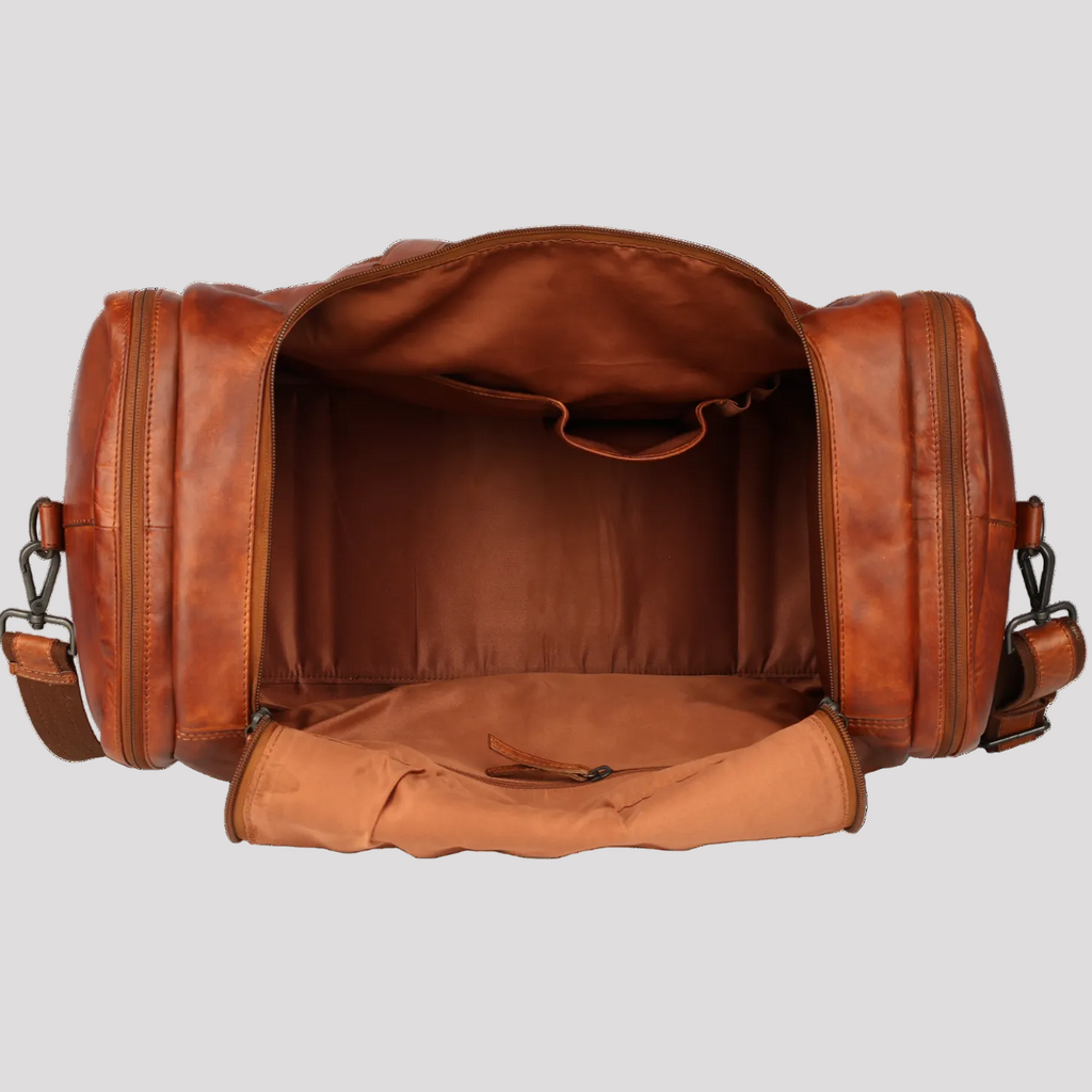 The Harold Wayfarer Leather Duffle