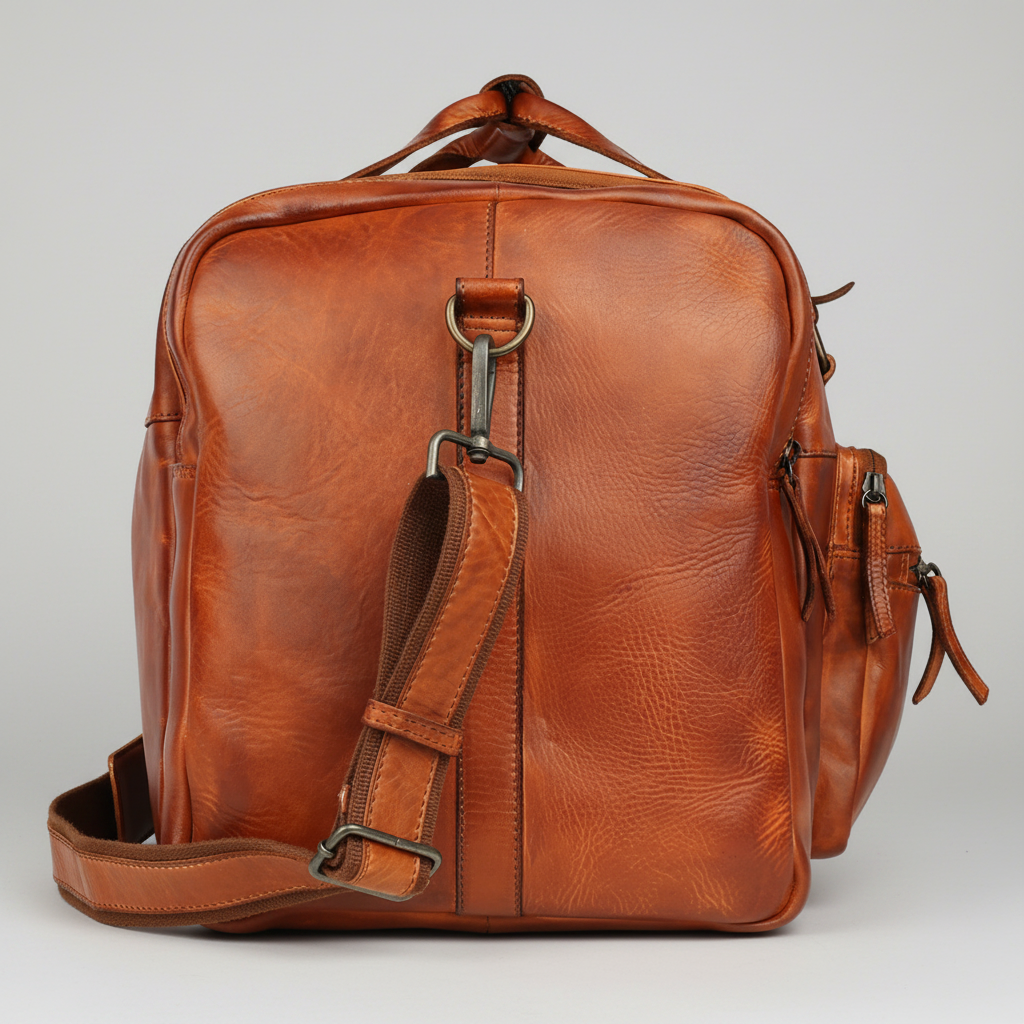 The Harold Wayfarer Leather Duffle