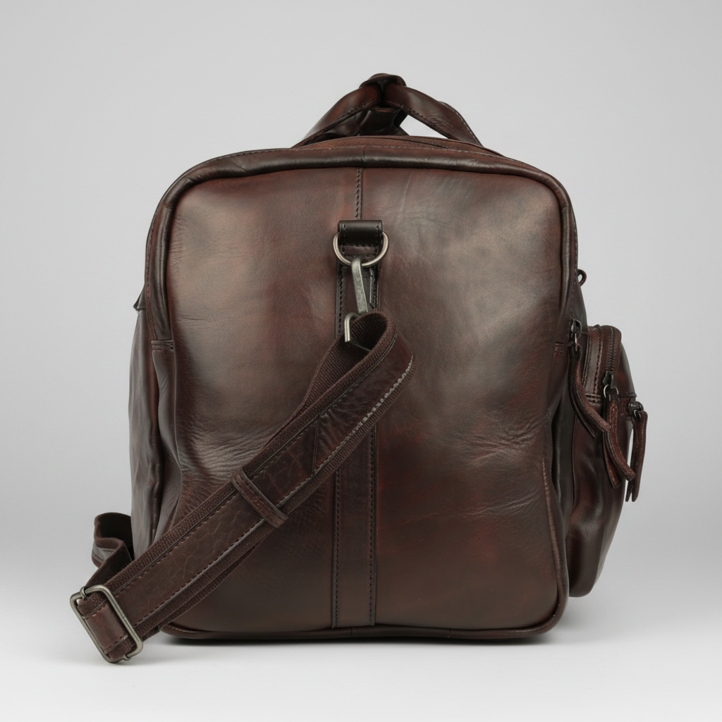 The Harold Wayfarer Leather Duffle