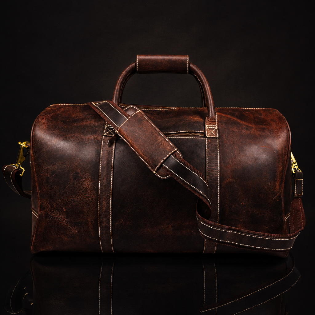 The Dalton Svenson Leather Duffle