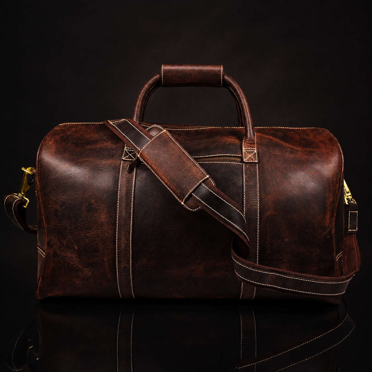 The Dalton Svenson Leather Duffle