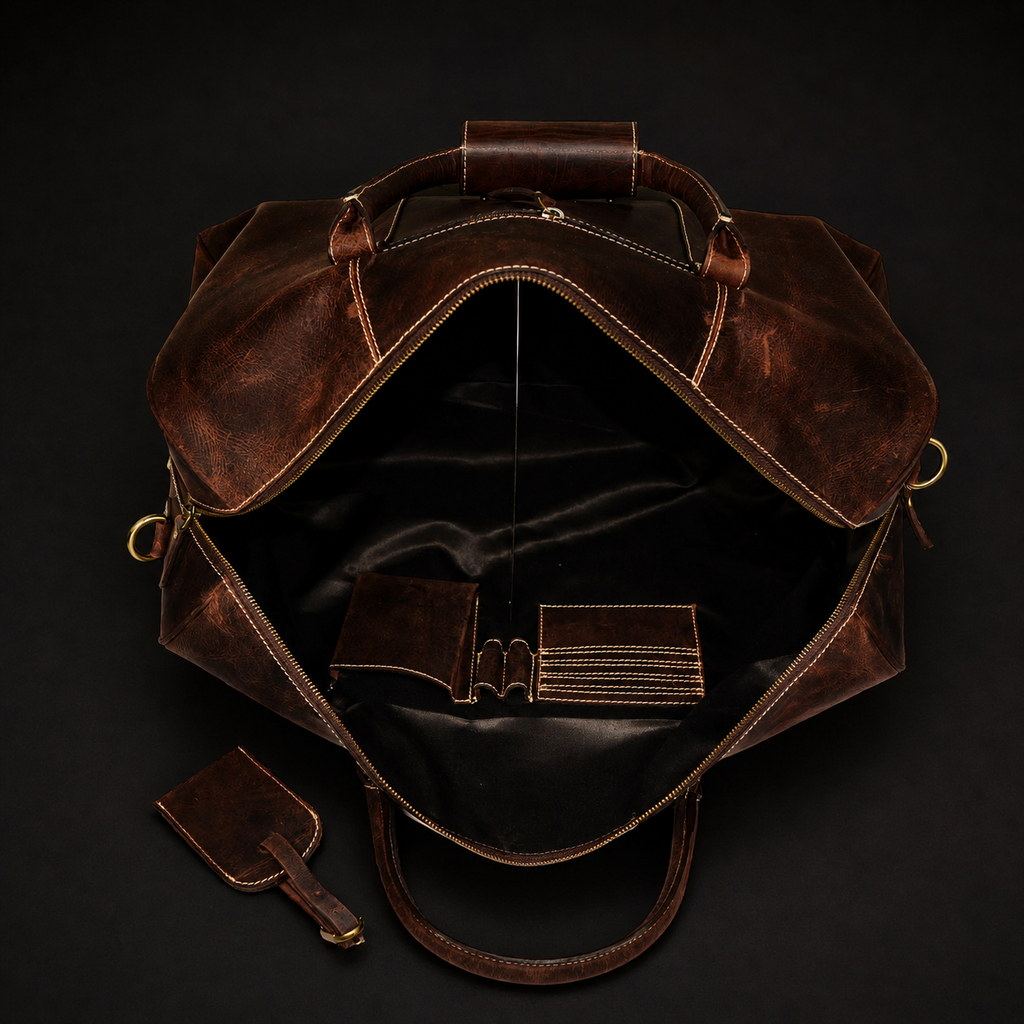 The Dalton Svenson Leather Duffle