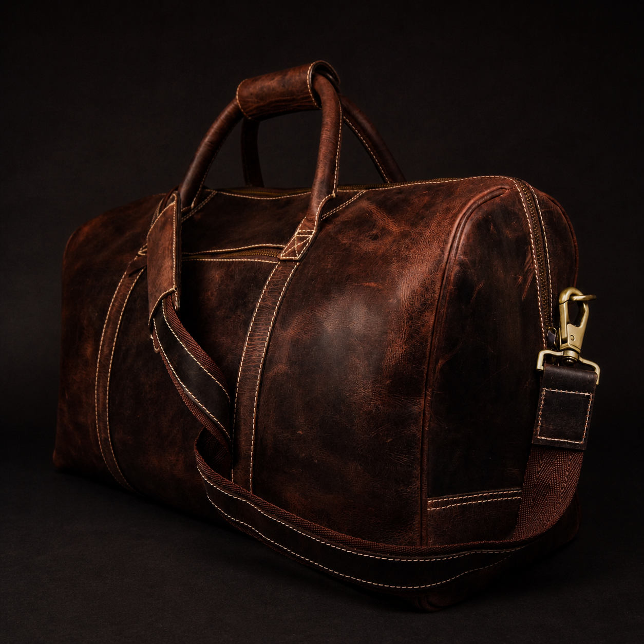 The Dalton Svenson Leather Duffle